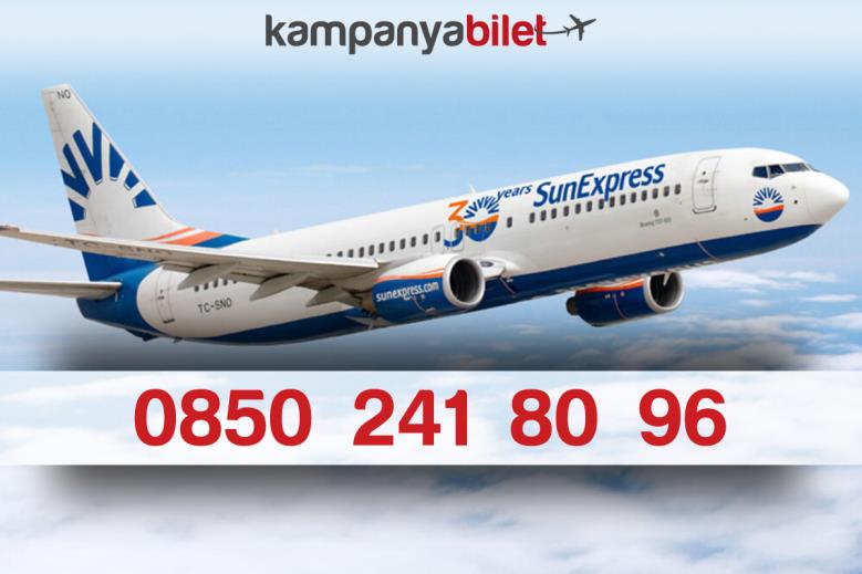 Sun Express  Bilet İletişim Telefon